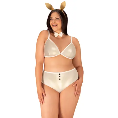 Obsessive Neo Goldes Plus Size Costume Set Gold 2XL/3XL