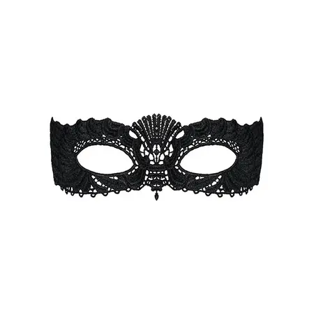 Obsessive A700 Decorative Lace Mask Black Adjustable One Size