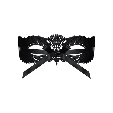 Obsessive A700 Decorative Lace Mask Black Adjustable One Size