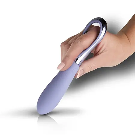 NIYA Number 3 Precision Point Finger Massager Pink Silicone 10 Modes