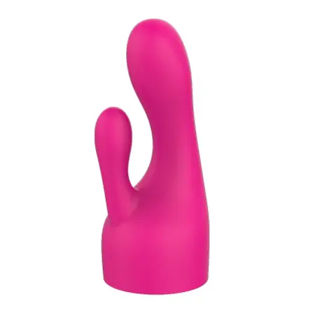 Nalone Pebble Silicone Wand Attachment Pink 11.5cm Flexible Design