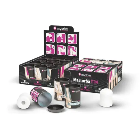 Mystim MasturbaTIN Set - 12-Piece Intimate Devices Display Assortment