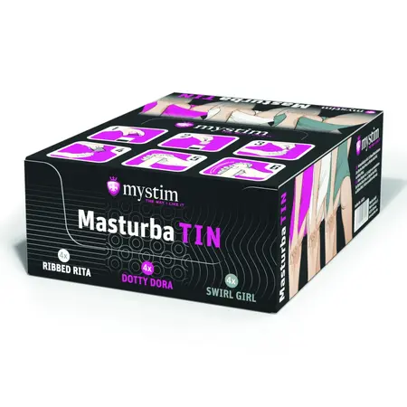 Mystim MasturbaTIN Set - 12-Piece Intimate Devices Display Assortment