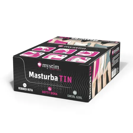 Mystim MasturbaTIN Set - 12-Piece Intimate Devices Display Assortment