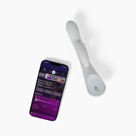 Lioness Vibrator 2.0 Grey - Smart Intimate Wellness Device with App