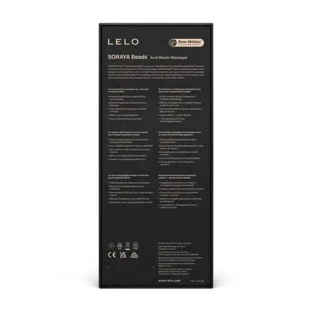 LELO Soraya Beads Black - Innovative Intimate System with Bow-Motion Tech