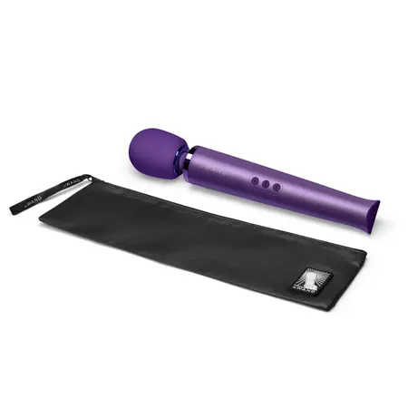 Le Wand Massager Rechargeable Purple - 10 Speeds, 20 Patterns, Flexible Head