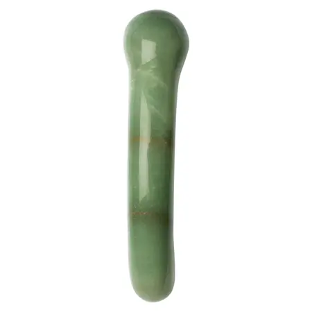 La Gemmes G Curve Jade - Handcrafted Natural Jade Crystal Wand 17.5 cm