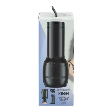 Kiiroo Feel Rae Lil Black Interactive Sleeve - Anatomical TPE Design