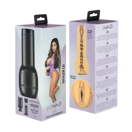 Kiiroo Feel Skyler Lo Interactive Sleeve for Keon & PowerBlow, 223mm