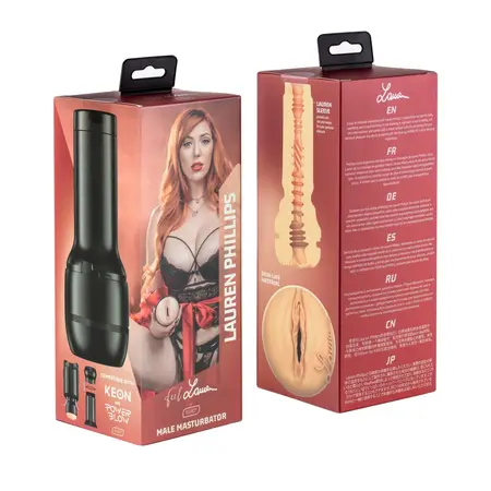 Kiiroo Feel Lauren Phillips Premium Intimate Machine, 22.3cm, TPE/ABS