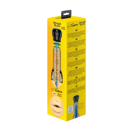 Kiiroo PowerBlow & Feel Victoria June Mouth Interactive Set, 23.5cm
