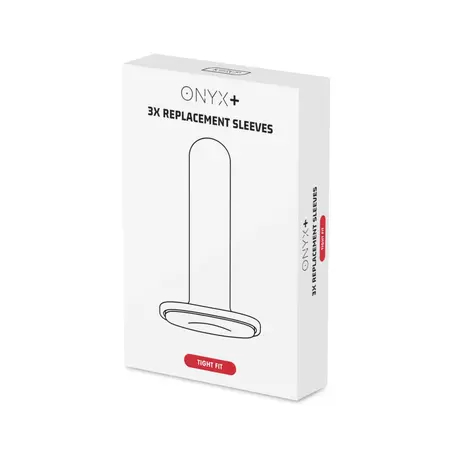Kiiroo Onyx+ Replacement Sleeve Set 3pcs Tight Fit for Intimate Device