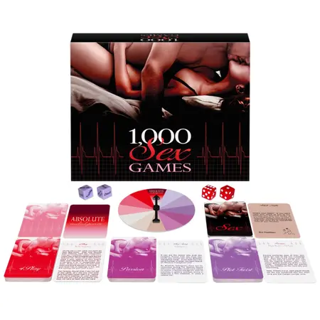 Kheper Games 1000 Intimate Challenges Game Set for Couples, Multicolor