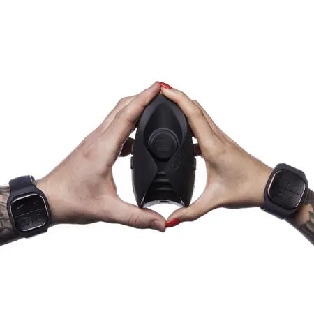 Hot Octopuss Pulse Duo Lux Intimate Machine for Couples Grey 117x67x72mm