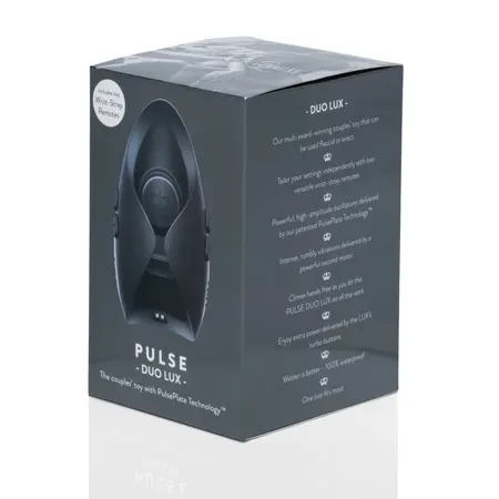 Hot Octopuss Pulse Duo Lux Intimate Machine for Couples Grey 117x67x72mm