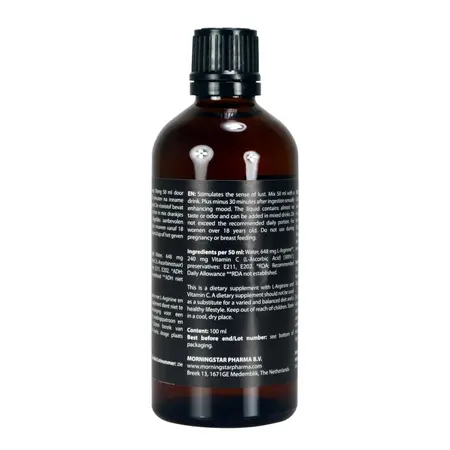 High Octane Libido Fuel 100ml - L-Arginine & Vitamin C Formula