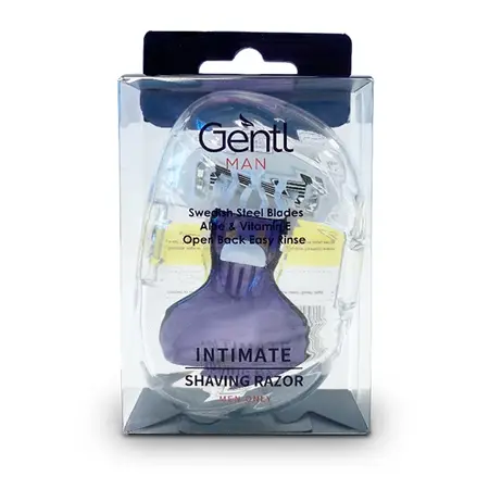 Gentl Gentle Man Precision Intimate Razor with Aloe Vera Strip