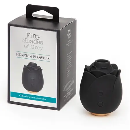 Fifty Shades of Grey Suction Rose Black Intimate Air Pulse Device