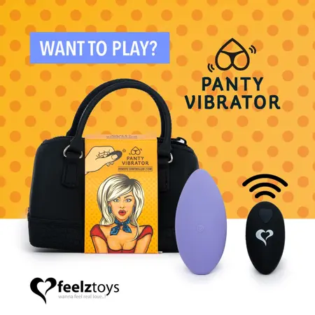 FeelzToys Panty Vibe RC System Purple - Ergonomic, Silicone, 6 Modes