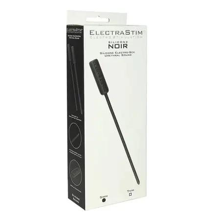 ElectraStim Silicone Noir Flexible Sound 5mm - Bi-Polar Urethral Probe