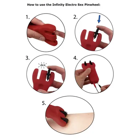 ElectraStim Silicone Fusion Infinity Electro Pinwheel - Medical Silicone