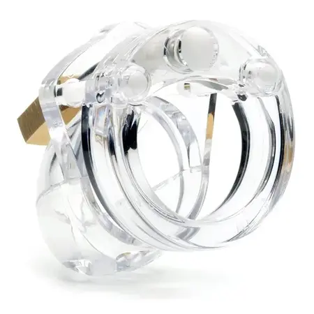 CB-X Mini Me Clear Anatomic Chastity Device Polycarbonate 32mm
