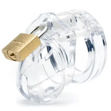 CB-X Mini Me Clear Anatomic Chastity Device Polycarbonate 32mm