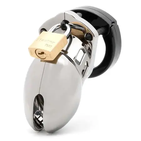 CB-X CB-6000S Chrome 35mm Compact Anatomic Chastity System