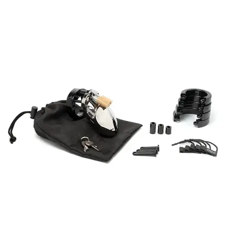 CB-X CB-6000S Chrome 35mm Compact Anatomic Chastity System
