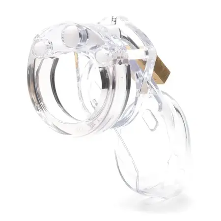 CB-X CB-6000 Clear 35 mm Secure Polycarbonate Chastity System