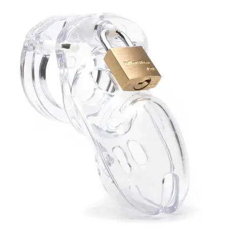 CB-X CB-3000 Transparent Chastity System 37 mm Medical Polycarbonate