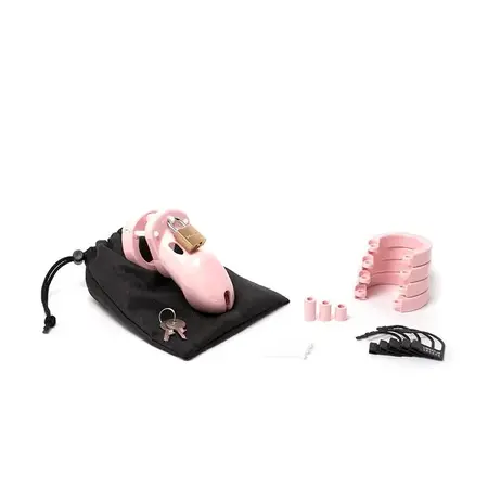 CB-X CB-3000 Pink Chastity System 37 mm Polycarbonate Adjustable