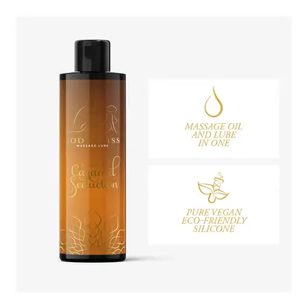 BodyGliss Massage Oil Toffee Caramel Aroma Silicone-Based 150ml