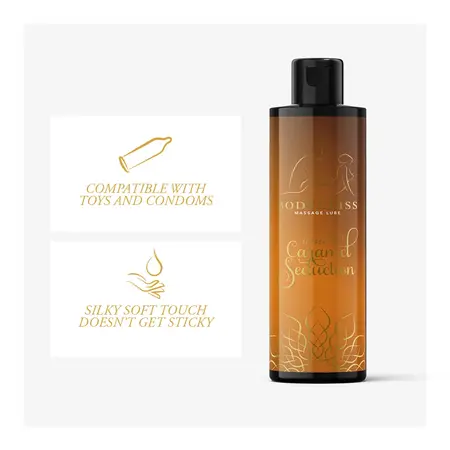 BodyGliss Massage Oil Toffee Caramel Aroma Silicone-Based 150ml