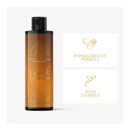 BodyGliss Massage Oil Toffee Caramel Aroma Silicone-Based 150ml