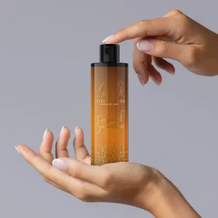BodyGliss Massage Oil Toffee Caramel Aroma Silicone-Based 150ml