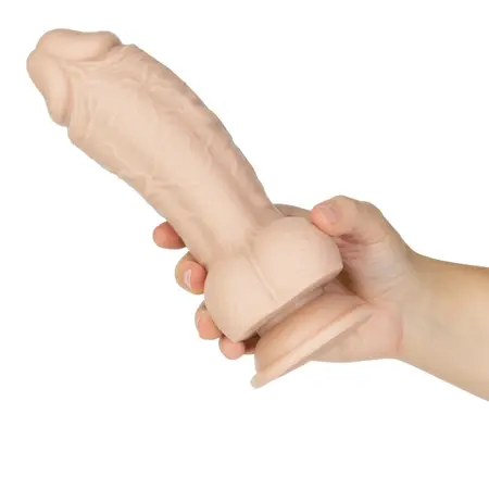 Addiction Roman Silicone Intimate Toy 20cm Beige with Suction Base