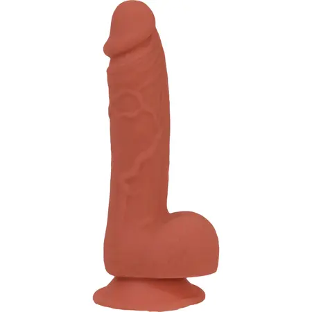 Addiction Steven Silicone Intimate Model 19cm Caramel with Vibrating Bullet