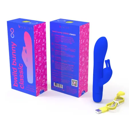 B Swish Bwild Classic Bunny Dual Motor Pacific Blue, Rechargeable