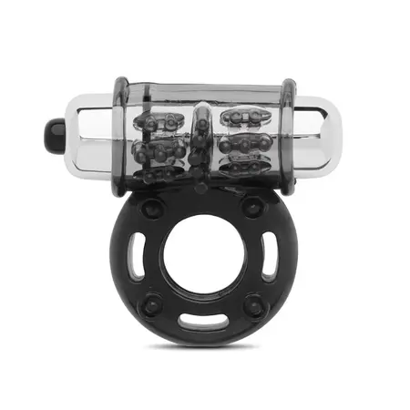 So Divine Thriller 2-in-1 Vibrating Silicone Ring with Removable Bullet