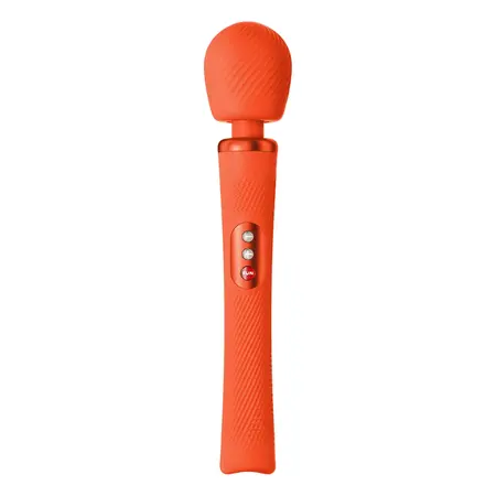 Fun Factory Vim Sunrise Orange Weighted Wand Massager 31.3cm Quiet Power