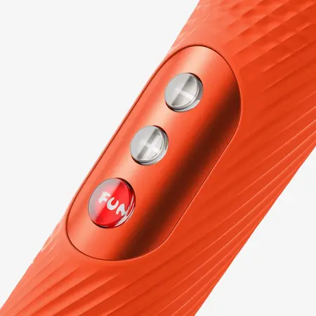 Fun Factory Vim Sunrise Orange Weighted Wand Massager 31.3cm Quiet Power