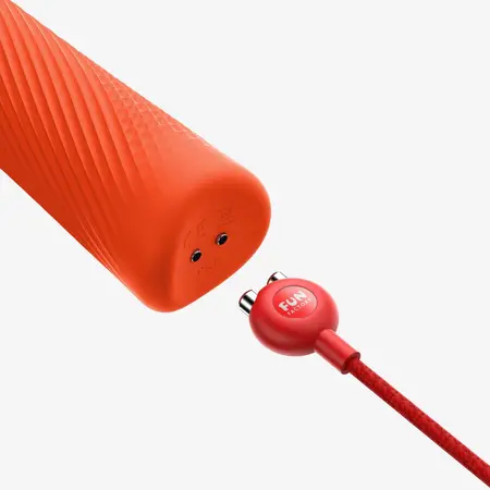Fun Factory Vim Sunrise Orange Weighted Wand Massager 31.3cm Quiet Power