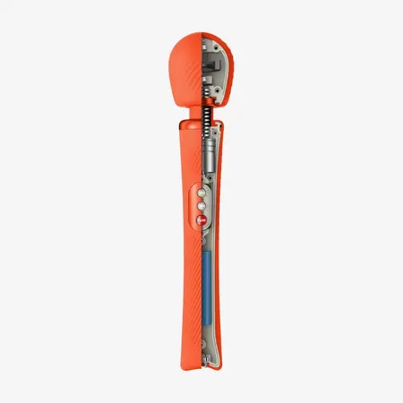 Fun Factory Vim Sunrise Orange Weighted Wand Massager 31.3cm Quiet Power