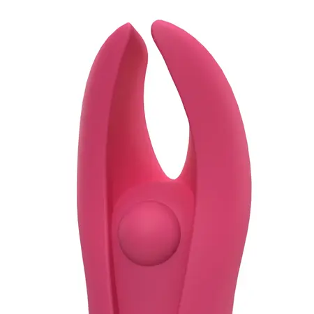 The Screaming O 4T Demon Mini Vibe Strawberry - Compact 5-Speed Silicone Model