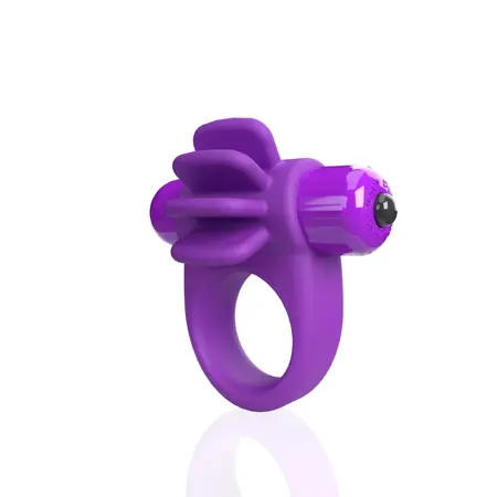 The Screaming O 4T Skooch Grape Vibrating Silicone Ring Waterproof