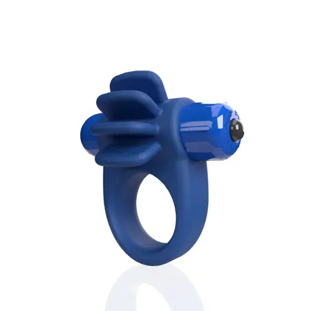 The Screaming O 4T Skooch Blueberry Vibrating Ring Silicone Waterproof