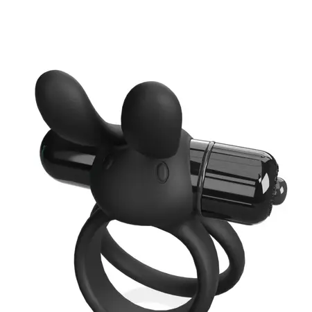 The Screaming O 4T Ohare XL Black Silicone Ring Intimate System