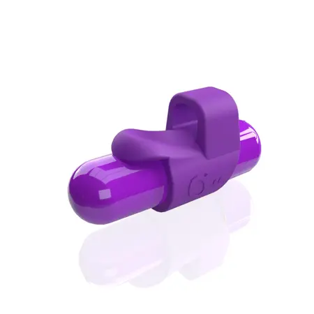 The Screaming O 4T FingO SlimGrape Finger Vibe, 6-Function, Waterproof